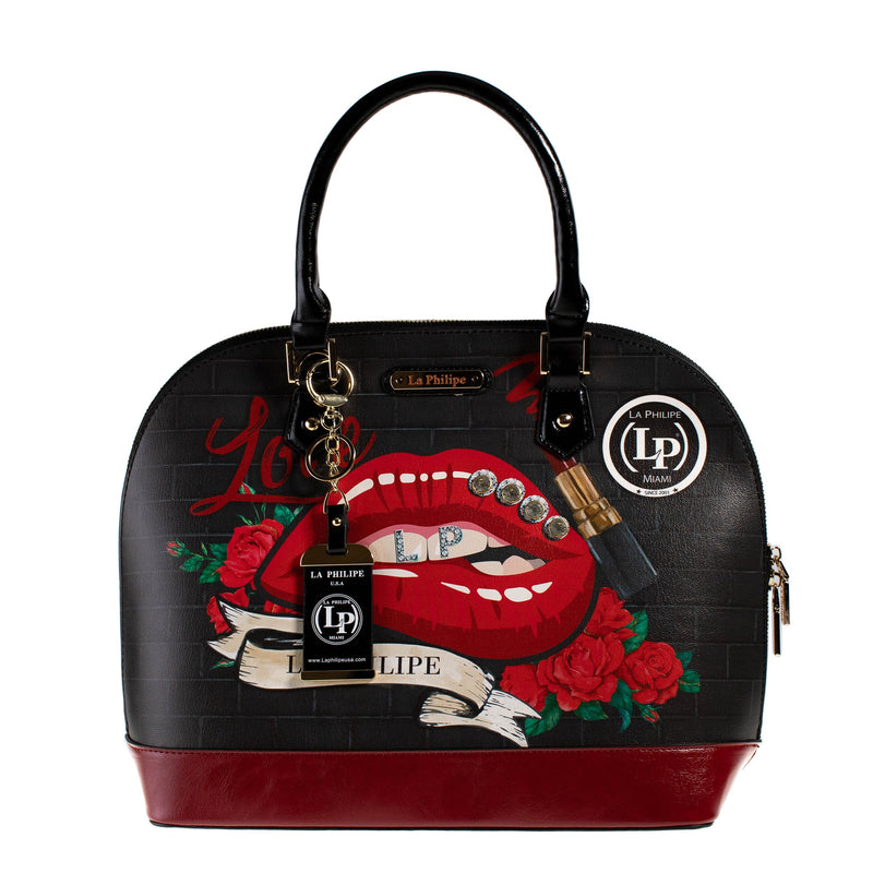 Women's Wholesale Round Tote in Assorted Design Prints - Bulk Case of 24