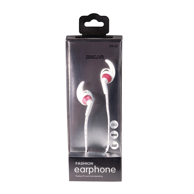 Wholesale Fashion Headphone Earbuds in 4 Assorted Colors - Bulk Case of 24 - FA-02-24