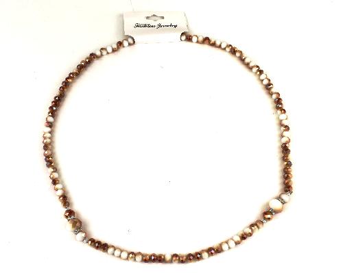 Wholesale Round Crystal Necklace - 51114-240