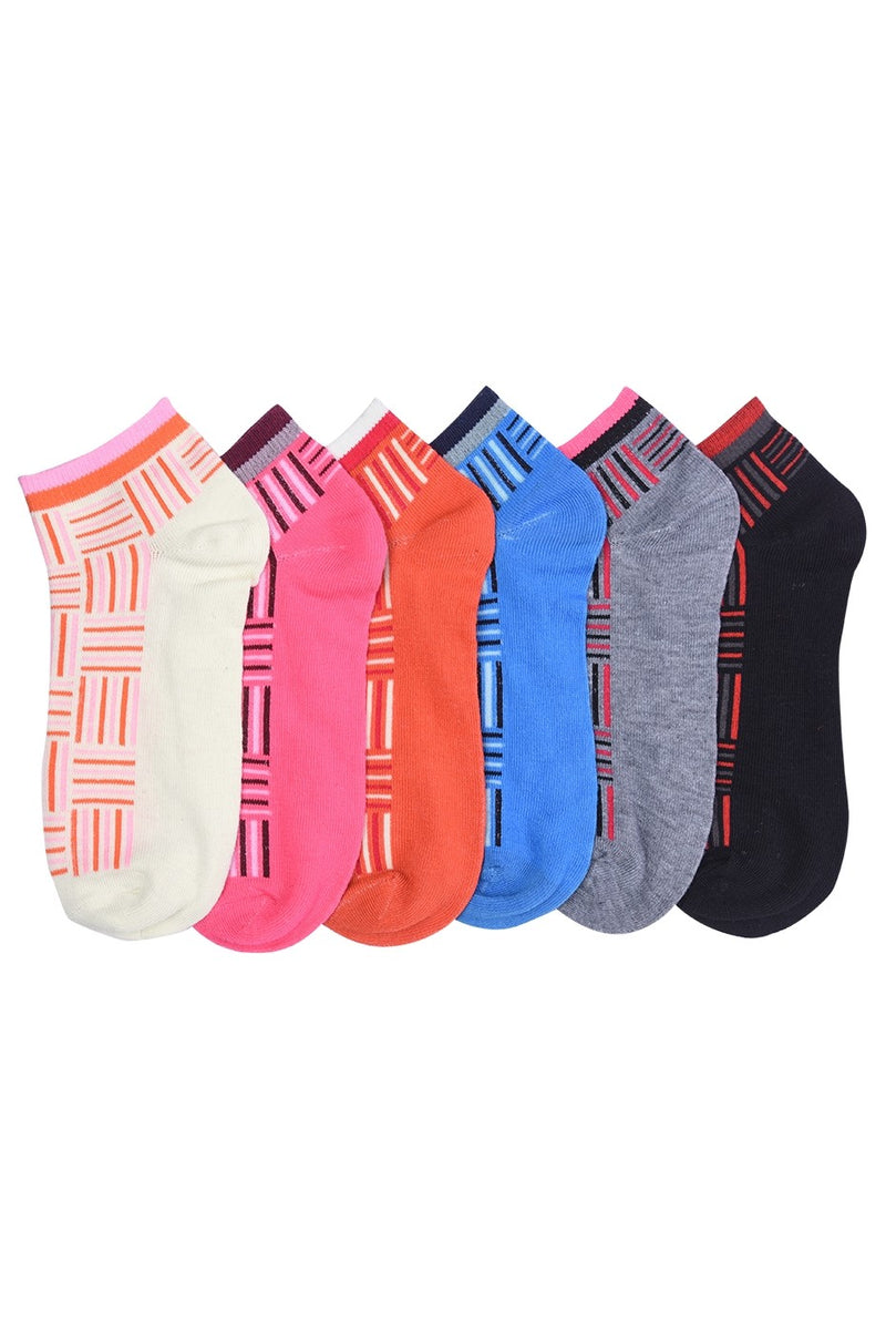Size 9-11 Wholesale Socks Women's Low Cut, No Show Footies in 12 Styles - Bulk Case of 144 Pairs