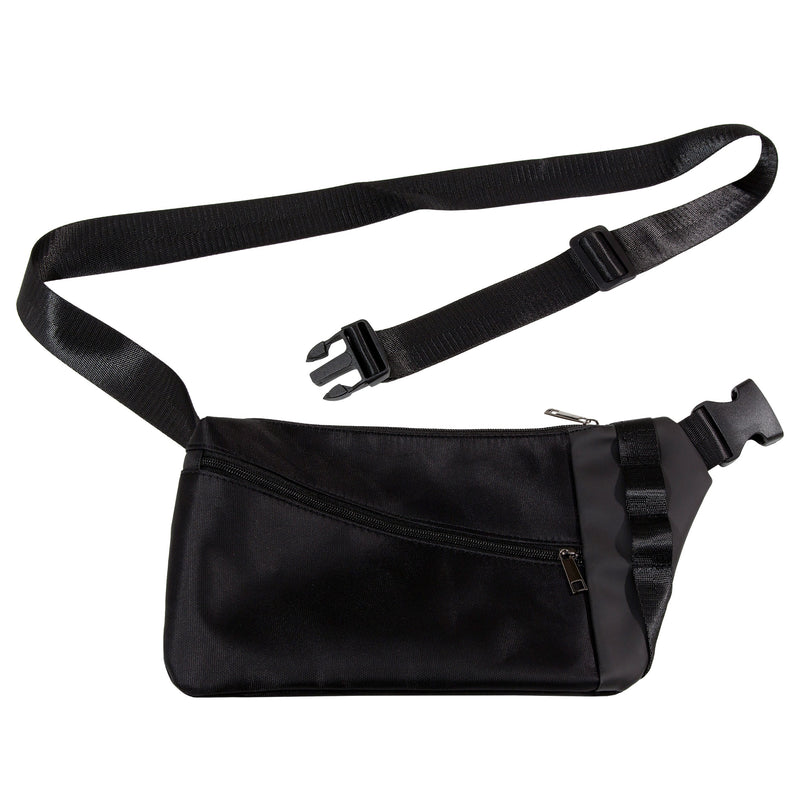 Wholesale Men's Sling Bag Casual Daypack Lightweight Shoulder Bag in Black - Bulk Case of 24 - 160320-BLK-24