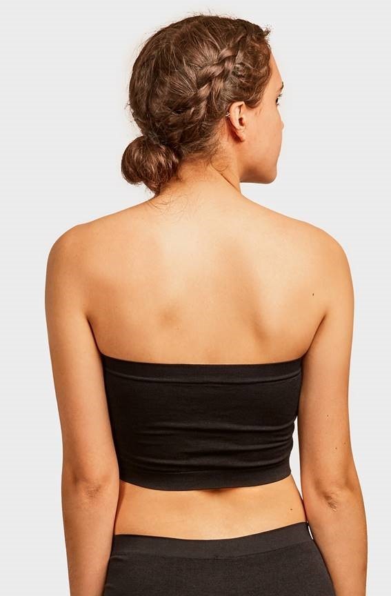 Wholesale Women's Seamless Tube Top Bras - One Size Fits Most in 3 Assorted Colors - Bulk Case of 24 - 0123TTB-ASST-24