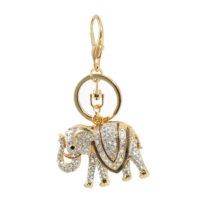 Wholesale Bling Key Chains in 6 Assorted Animal Styles - Bulk Case of 48 - 51660-ANIMAL-48