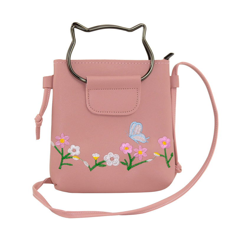 Wholesale Small Cat Handle Crossbody Bag in 5 Assorted Colors- Bulk Case of 24 - 701-ASST-24