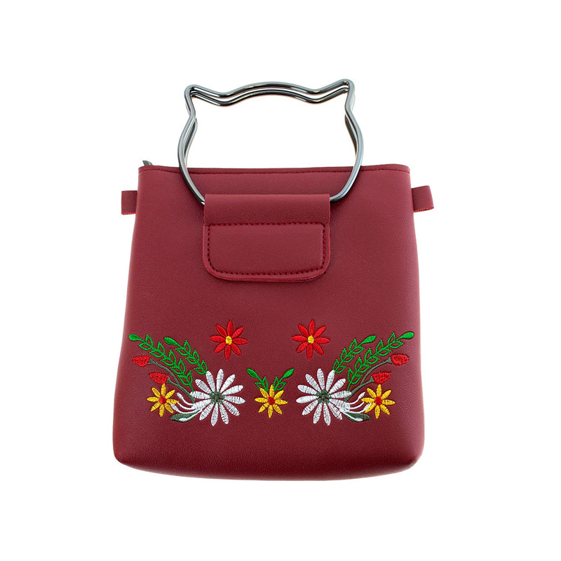 Wholesale Small Cat Handle Crossbody Bag in 5 Assorted Colors- Bulk Case of 24 - 701-ASST-24