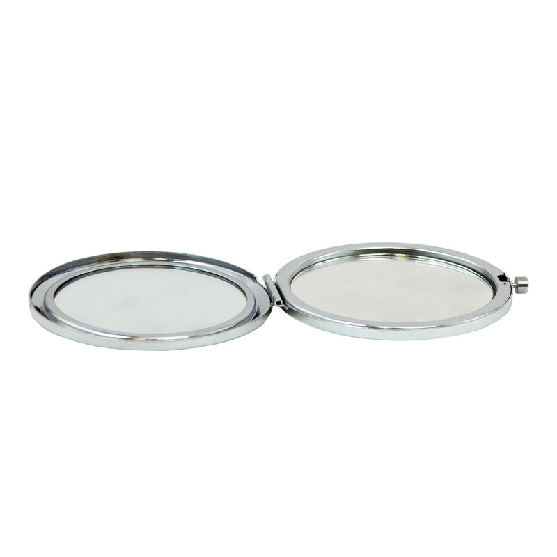 Wholesale Round Cosmetic Mirror in Assorted Alpaca Prints - Bulk Case of 48 - 801-ALPACA-48