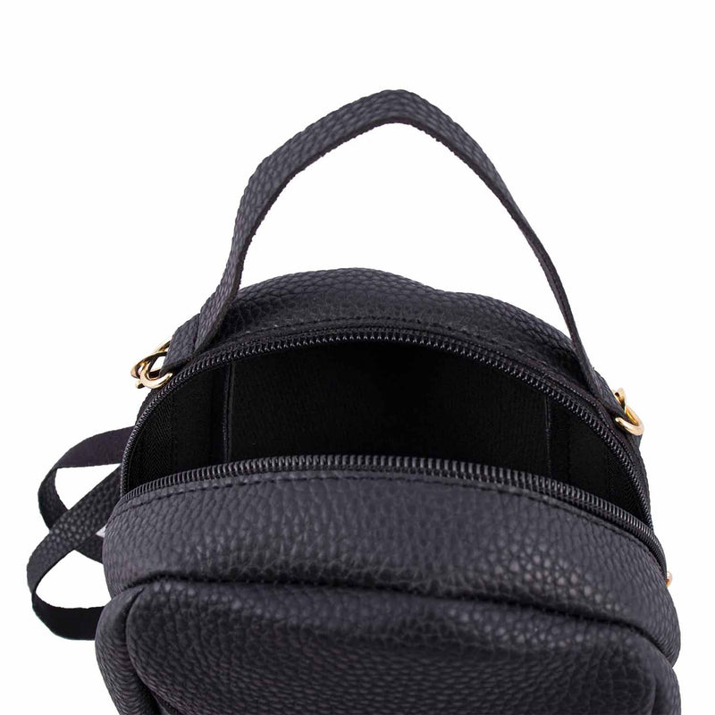 7" Wholesale Backpacks Mini Leather Fashion Purse in 4 Assorted Colors - Bulk Case of 24 - 9816-24