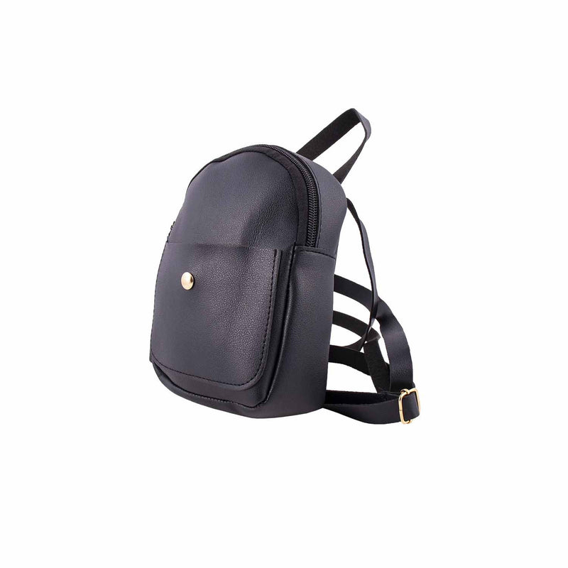7" Wholesale Backpacks Mini Leather Fashion Purse in 4 Assorted Colors - Bulk Case of 24 - 9816-24