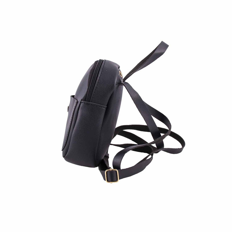 7" Wholesale Backpacks Mini Leather Fashion Purse in 4 Assorted Colors - Bulk Case of 24 - 9816-24