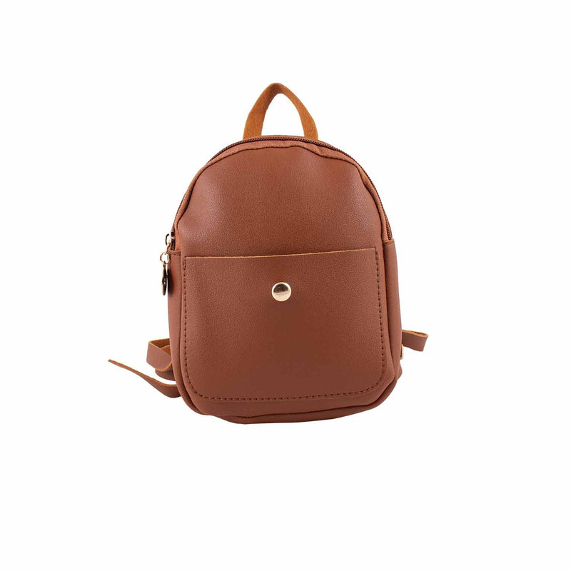 7" Wholesale Backpacks Mini Leather Fashion Purse in 4 Assorted Colors - Bulk Case of 24 - 9816-24