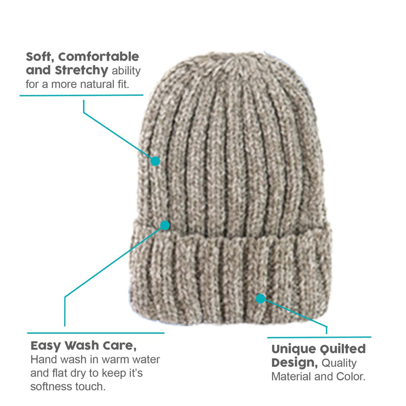 Wholesale Winter Women's Hats - One Size Fits Most- Bulk Case of 48