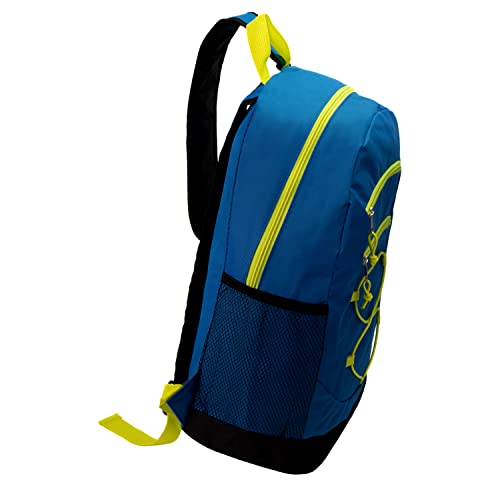 24 Pack of 17" Bungee Deluxe and Classic Design Wholesale Backpack in Assorted Colors and Prints  - Bulk Case of 24