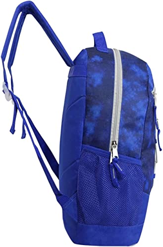 24 Pack of 17" Bungee and Deluxe Wholesale Backpack in Assorted Color and Prints - Bulk Case of 24
