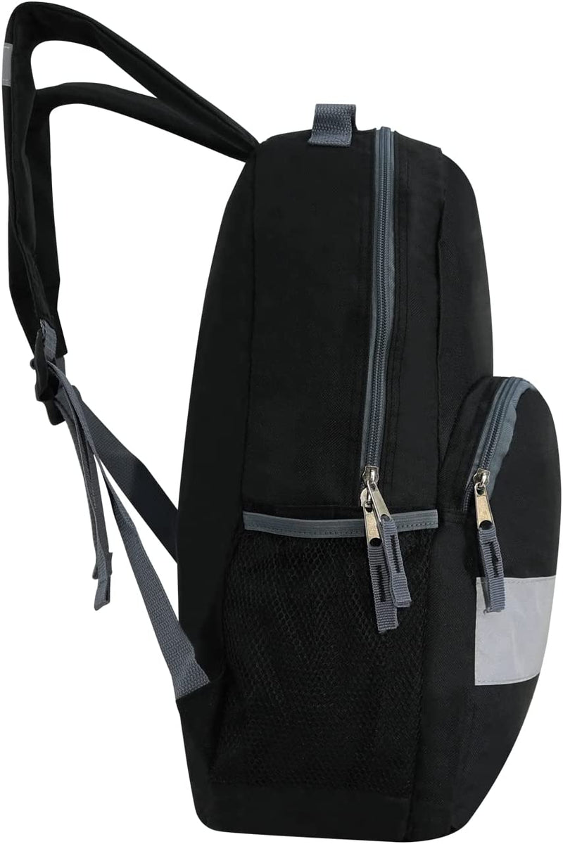 18 Piece Wholesale Basic School Supply Kit With 17" Backpack - Bulk Case of 6 Backpacks and Kits