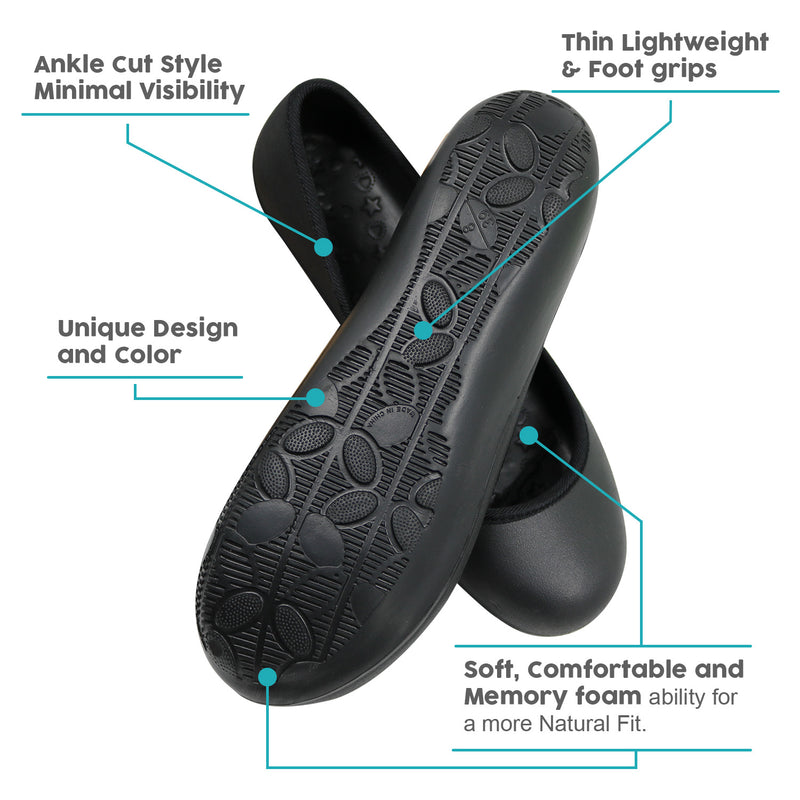 Assorted Sizes Women Wholesale Shoes in Black - Bulk Case of 24