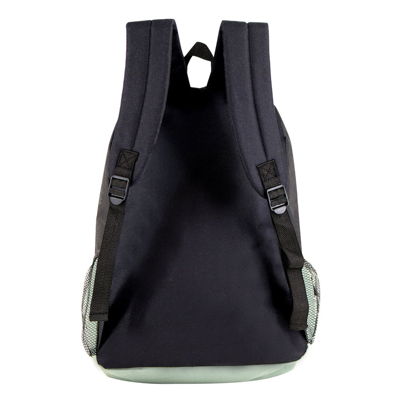 18" Deluxe Wholesale Backpack in Black- Bulk Case of 24