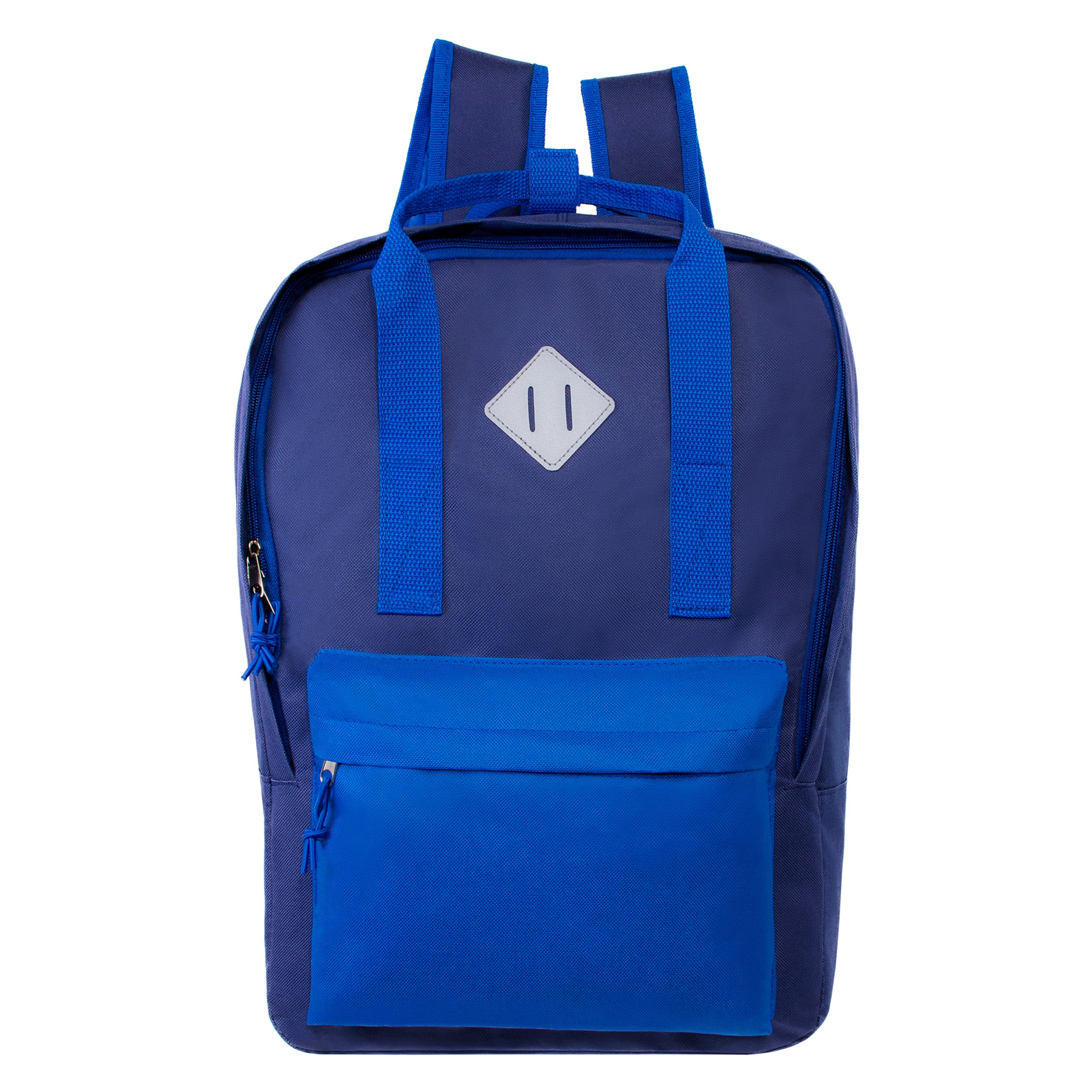 17" Wholesale Backpack with Handles in 5 Assorted Colors - Bulk Case of 24