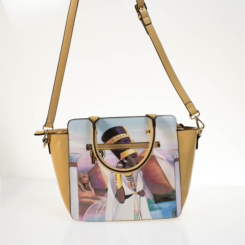 Women's Wholesale Tote in Egyptian Print - Bulk Case of 24