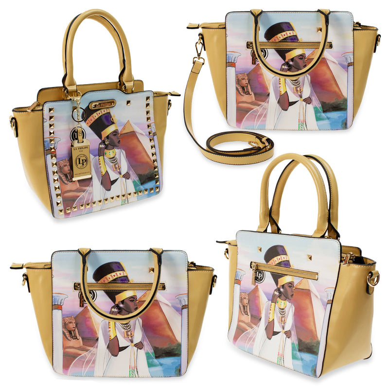 Women's Wholesale Tote in Egyptian Print - Bulk Case of 24