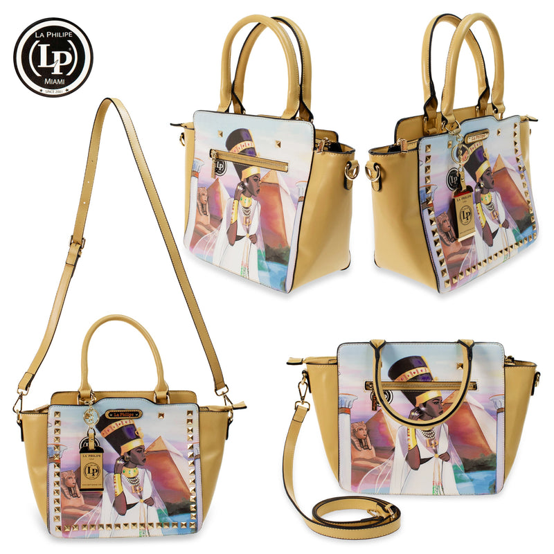 Women's Wholesale Tote in Egyptian Print - Bulk Case of 24