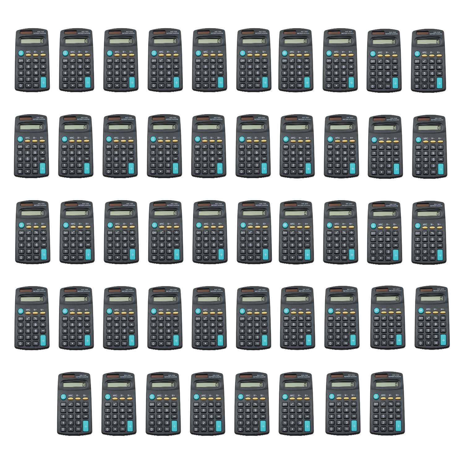 48 Pocket Calculators Bulk School Supplies Wholesale Case of 48 Calc