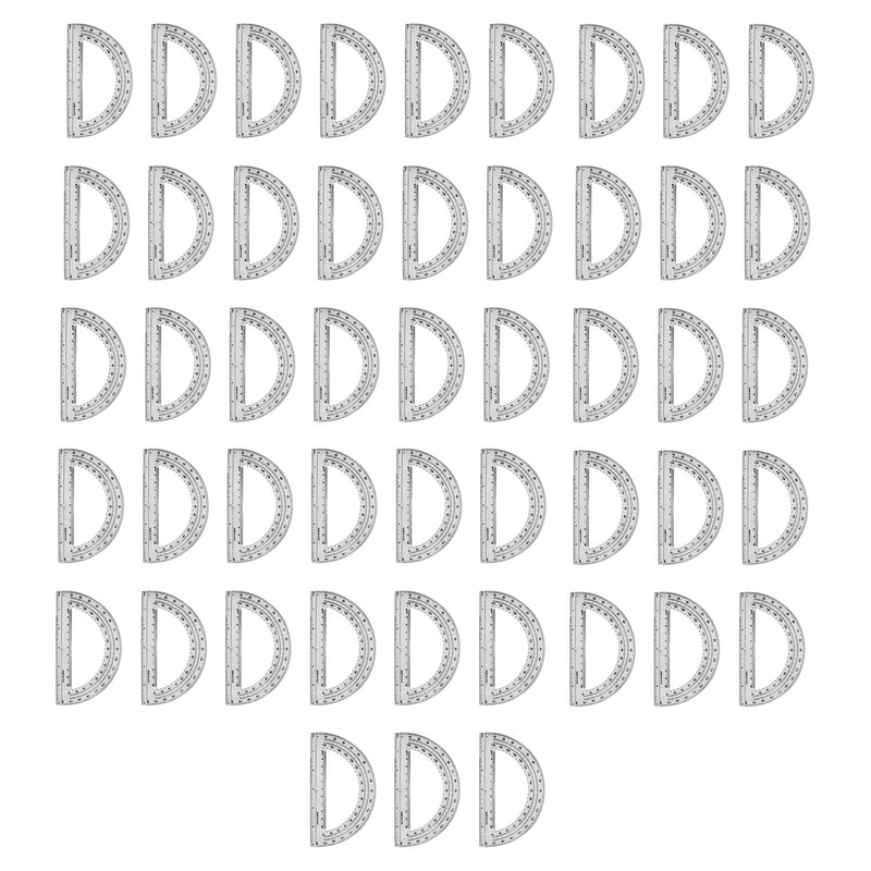 180 Degree Protractors - Bulk School Supplies Wholesale Case of 48 Protractors
