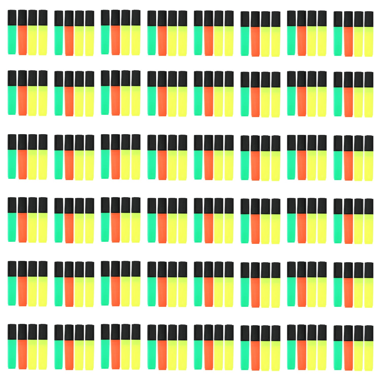 4 Pack of Assorted Highlighters - Bulk School Supplies Wholesale Case of 48 Packs of Assorted Highlighters