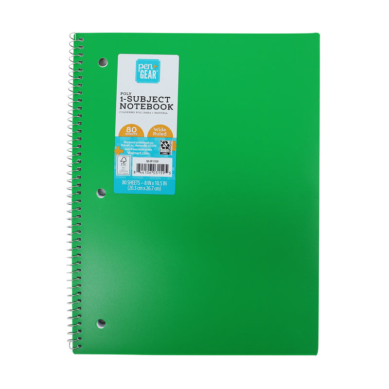 Wide Ruled Notebooks - Bulk School Supplies Wholesale Case of 24 Notebooks