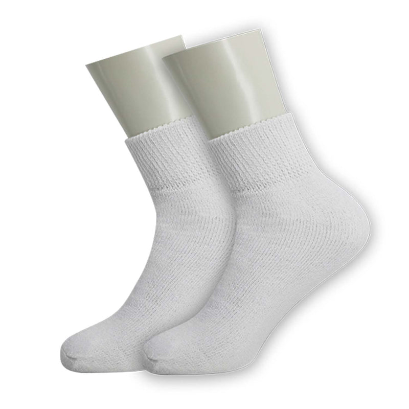 Ankle Loose Fit Diabetic Wholesale Socks Size 10-13 in 3 Assorted Colors - Bulk Case of 120 Pairs