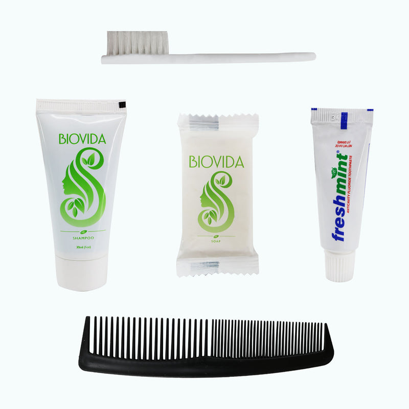 12 Piece Hygiene Kit for Personal Use, Homeless, Charity, and Travel - Wholesale Care Package