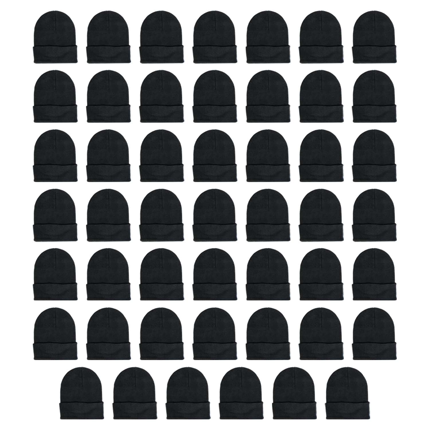 Wholesale Winter Unisex Hats- One Size Fits Most- Bulk Case of 48